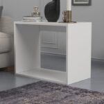 Set 3 τεμάχια τραπεζάκια Press μελαμίνη άσπρη 62x49x34cm ed8096 - Image 5