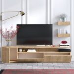 Έπιπλο τηλεόρασης Alika 180x35x45cm μελαμίνη ed810 - Image 5