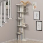 Βιβλιοθήκη Feza άσπρο μελαμίνη 45x31 8x162 3εκ ed8122