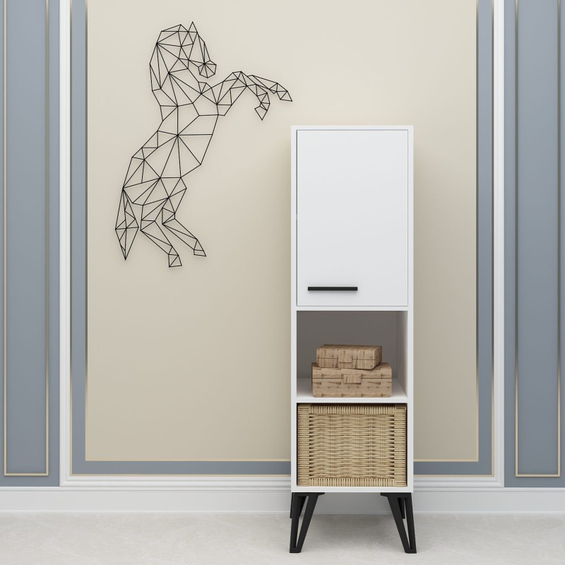 8124_0-800x800 Ντουλάπι November άσπρο μελαμίνη 38 6x35x143 6εκ ed8124 - Image 1