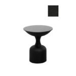 Βοηθητικό μεταλλικό τραπεζάκι Corti μαύρο χρώμα 42x46cm ed8133 - Image 5