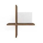 Ράφι τοίχου Brick Oak μελαμίνη 39x22x45cm ed8142 - Image 5