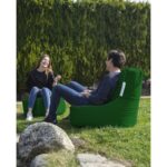 Πολυθρόνα πουφ EVA Sport πράσινο 70x80x35cm ed8144 - Image 5