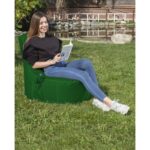 Πολυθρόνα πουφ EVA Sport πράσινο 70x80x35cm ed8144 - Image 2