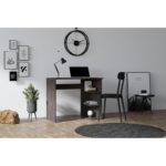 Γραφείο Boyce ανθρακί χρώμα μελαμίνη 90x50x75cm ed8148