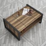 Τραπεζάκι σαλονιού Firma 94 4x64 5x38cm μελαμίνη μέταλλο ed820 - Image 4