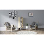 Βιβλιοθήκη Gordes Sapphire μελαμίνη 30x30x101εκ ed8217