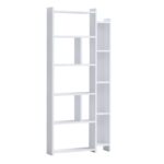 Βιβλιοθήκη Nina άσπρο μελαμίνη 65x15x150εκ ed8223 - Image 4