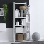 Βιβλιοθήκη Nina άσπρο μελαμίνη 65x15x150εκ ed8223 - Image 3