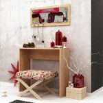 Γραφείο Salerno oak μελαμίνη 80x30x82cm ed8234 - Image 4