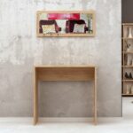 Γραφείο Salerno oak μελαμίνη 80x30x82cm ed8234 - Image 3