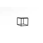 Βοηθητικό τραπεζάκι Daffo λευκό 45x45 5cm ed8239 - Image 4