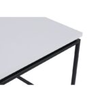 Βοηθητικό τραπεζάκι Daffo λευκό 45x45 5cm ed8239 - Image 3