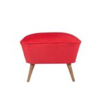 Σκαμπώ Buena 57x45cm κόκκινο ed8264 - Image 5