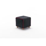 Σκαμπώ Mabel μαύρο 40x40cm ed8288 - Image 4