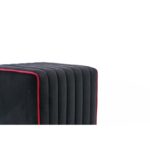 Σκαμπώ Mabel μαύρο 40x40cm ed8288 - Image 3