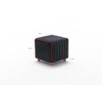 Σκαμπώ Mabel μαύρο 40x40cm ed8288 - Image 2