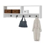 Έπιπλο εισόδου Sarandon άσπρο μελαμίνη 120x22x36 8εκ ed8292 - Image 4