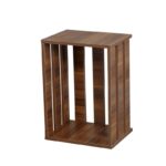 Κομοδίνο Fuego καρυδί 60x33x43cm ed8300 - Image 3