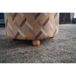 Σκαμπώ Daffo 40x40cm multicolor ed8329 - Image 5