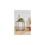 Βοηθητικό τραπέζι Atlantis καρυδί μελαμίνη μέταλλο 45x45cm ed8331 - Image 5