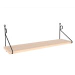 Ραφιέρα Seramoni δρυς μαυρο μελαμίνη 72x20x27εκ ed8335 - Image 4