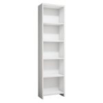 Βιβλιοθήκη Barkın άσπρο μελαμίνη 40x19 6x150εκ ed8342 - Image 3
