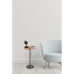 Βοηθητικό τραπέζι Uno 40x75cm oak μαύρο χρώμα ed8349