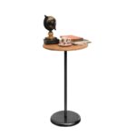 Βοηθητικό τραπέζι Uno 40x75cm oak μαύρο χρώμα ed8349 - Image 4