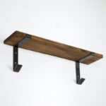 Ραφιέρα Lam καρυδί ξύλο 60x14x16εκ ed8358 - Image 4