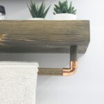 Ραφιέρα τοίχου Avra 50x15x15cm ξύλινη ed8359 - Image 3