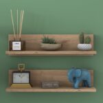 Ραφιέρα Mali καρυδί άσπρο μελαμίνη 60x13x15εκ ed8375 - Image 5