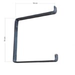 Ραφιέρα Lam καρυδί ξύλο 60x14x16εκ ed8388 - Image 5