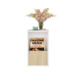 Βοηθητικό τραπέζι Serce άσπρο sapphire χρώμα μελαμίνη 30x40x50cm ed8408 - Image 4