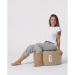 Πουφ Round mink ύφασμα 55x30cm ed8424