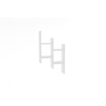 Ραφιέρα Damla άσπρο μελαμίνη 49 4x14 5x85εκ ed8431 - Image 4