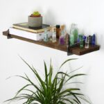 Ραφιέρα Lam καρυδί ξύλο 60x16x8εκ ed8432