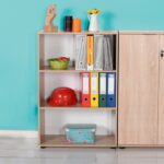 Βιβλιοθήκη γραφείου Sesami sorono μελαμίνη 72x34x109cm ed8440 - Image 5