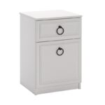 Κομοδίνο Sesami λευκή μελαμίνη 40x38x63cm ed8441