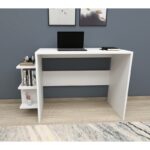 Γραφείο Bellezza λευκό χρώμα μελαμίνη 109 6x45x71 8cm ed8512 - Image 4