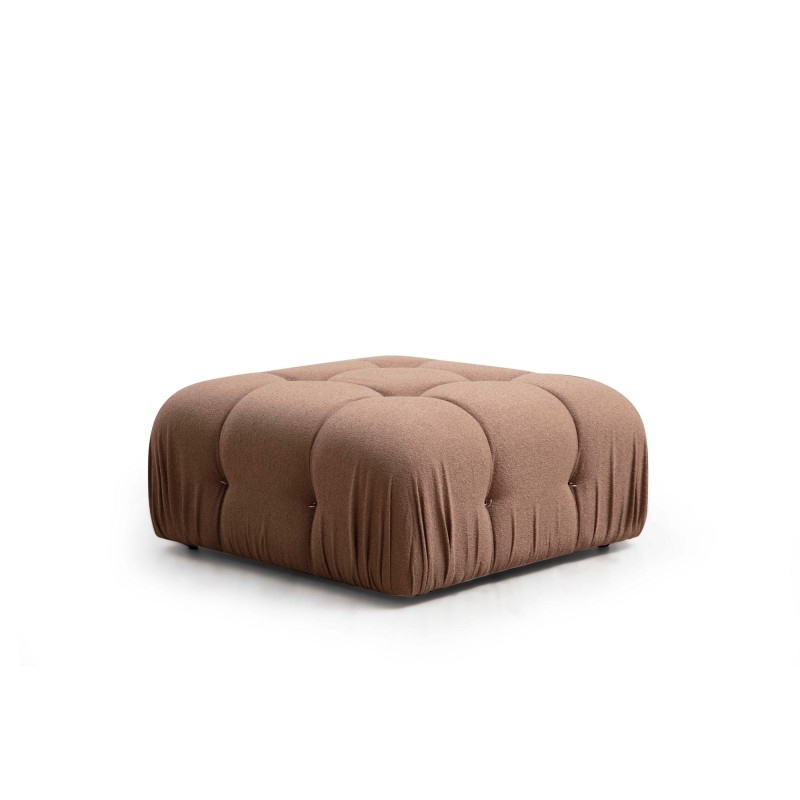 8522_0-800x800 Σκαμπό Bubble Pouffe Bouclette καφέ 95x65x45εκ ed8522 - Image 1