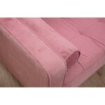 Καναπές τριθέσιος Rome Rose 215x90x70cm ed8536 - Image 5