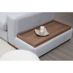 Γωνιακός καναπές Loop 332x194cm γκρι ed8544 - Image 5