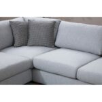 Γωνιακός καναπές Loop 246x308cm γκρι ed8548 - Image 4