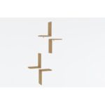 Ράφι τοίχου Face Sapphire μελαμίνη 28 2x19 6x31 8cm ed8558 - Image 2