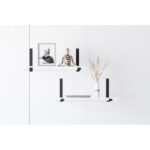 Ραφιέρα τοίχου Lama άσπρη μελαμίνη 40x15cm ed8561