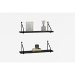 Ράφι Reco ανθρακί μελαμίνη 60x12εκ ed8564