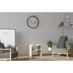 Βοηθητικό τραπέζι Morse Oak μελαμίνη 40x40cm ed8567