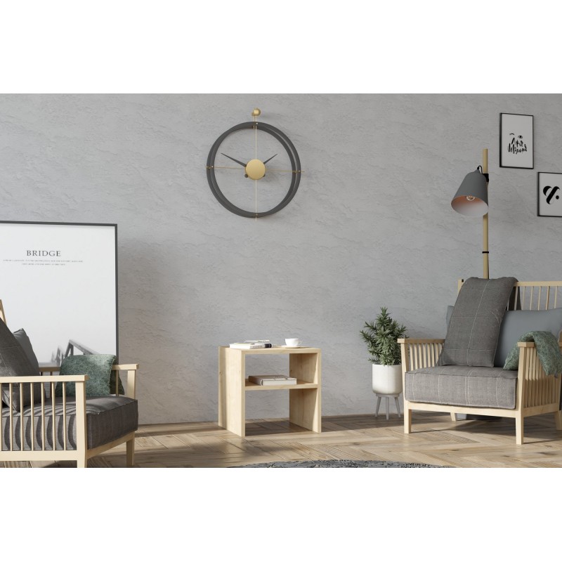 8567_0-800x800 Βοηθητικό τραπέζι Morse Oak μελαμίνη 40x40cm ed8567 - Image 1