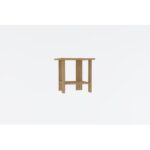 Βοηθητικό τραπέζι Morse Oak μελαμίνη 40x40cm ed8569 - Image 3